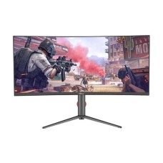 PC Power PCG34B180WQC 34 Inch 3K UWQHD Display HDMI, DP, USB, USB-C Curved Monitor